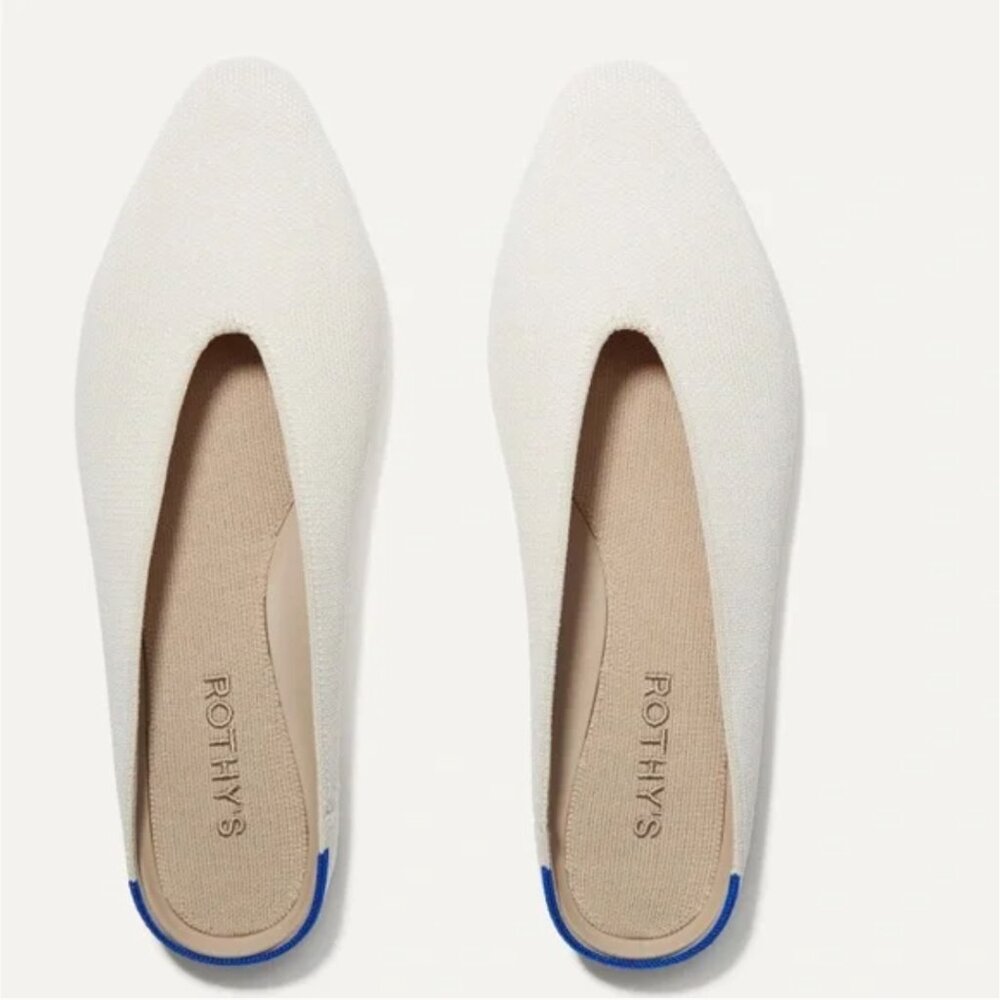 Rothy's The Almost Demi in Vanilla Bean - Size: 9.5 w/ Original Box